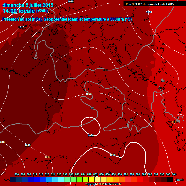 4 LUGLIO 2015 PREVISIONI METEO