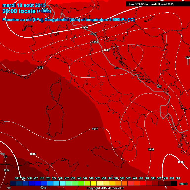 11 AGOSTO 2015 TENDENZA METEO ANCORA CALDO DAL 18 AGOSTO
