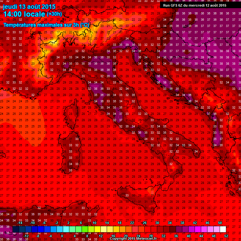 12 AGOSTO 2015 PREVISIONI METEO