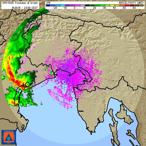 18 AGOSTO 2015 TEMPORALI FORTI IN ARRIVO