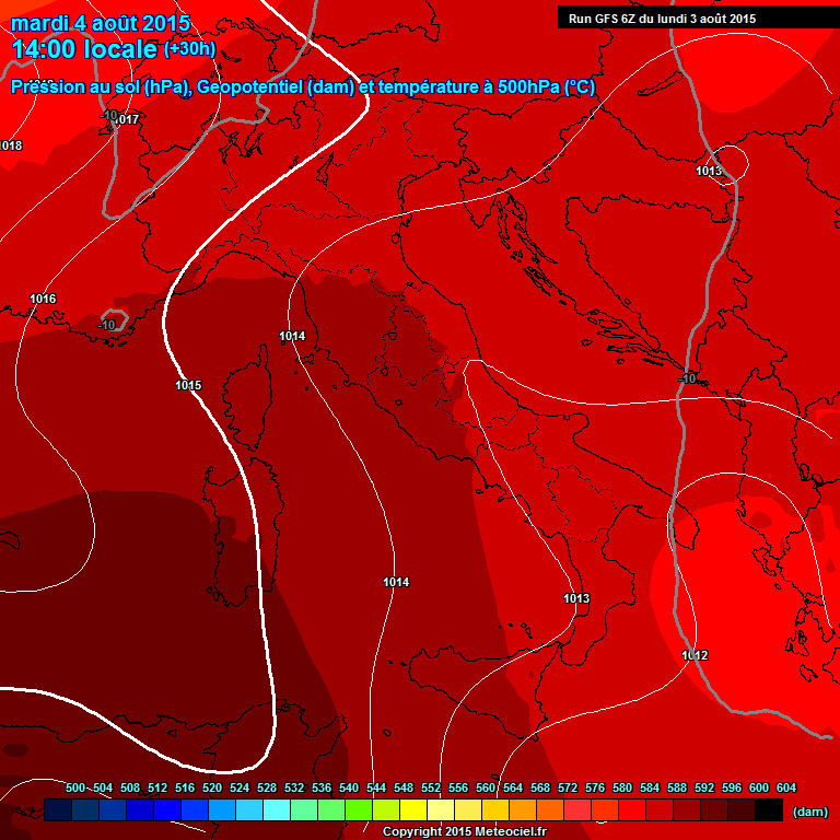 3 AGOSTO 2015 PREVISIONI METEO