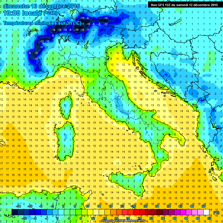 12 DICEMBRE 2015 PREVISIONI METEO