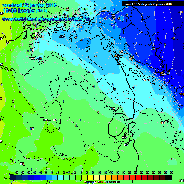 21 GENNAIO 2016 PREVISIONI METEO