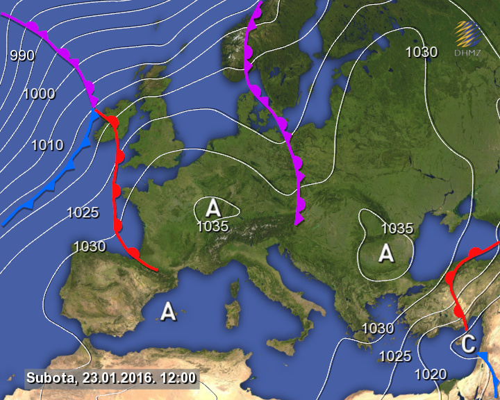 22 GENNAIO 2016 PREVISIONI METEO