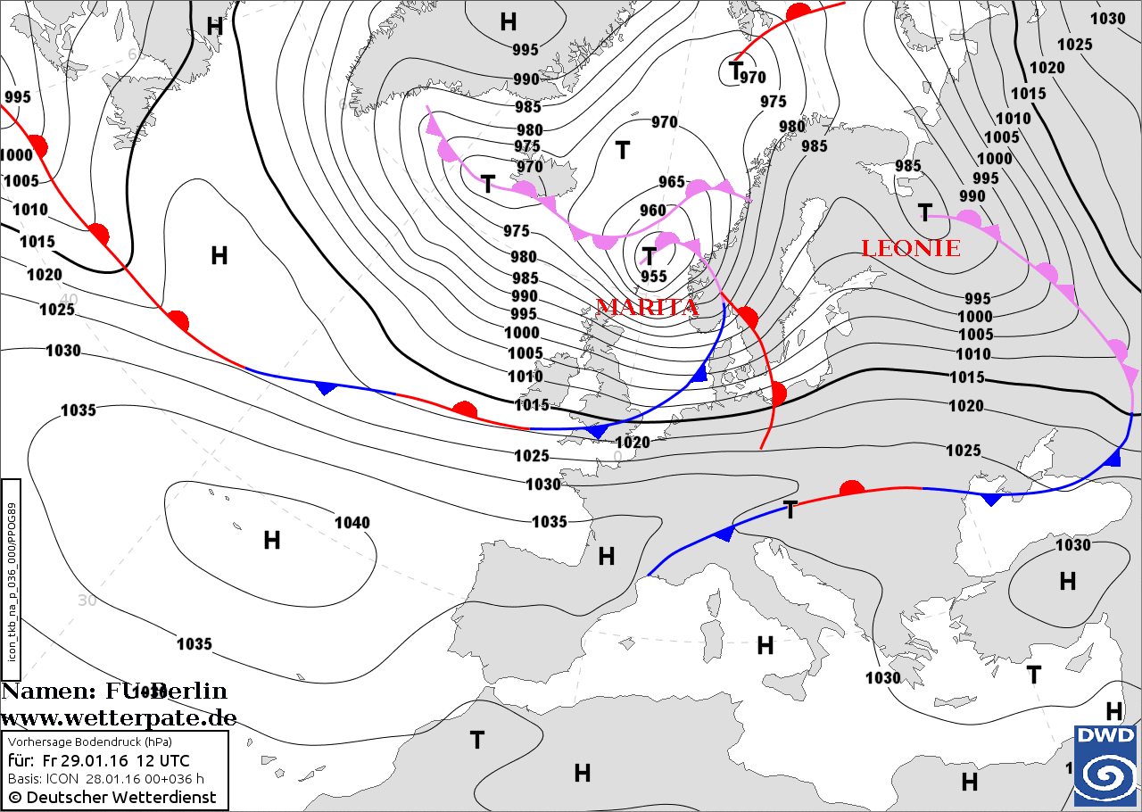 28 GENNAIO 2016 PREVISIONI METEO