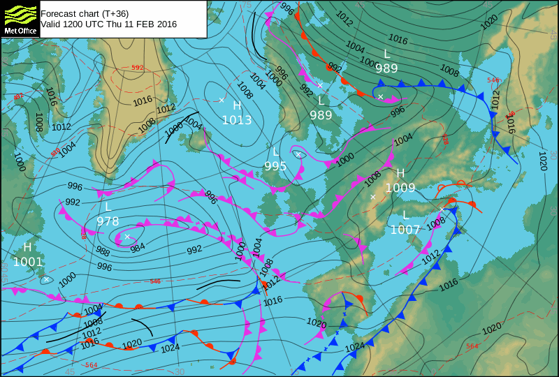 10 FEBBRAIO 2016 PREVISIONI METEO