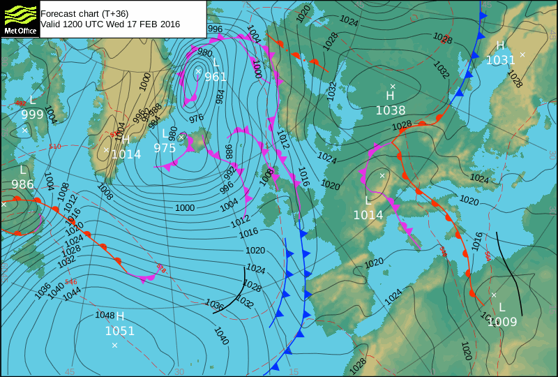 16 FEBBRAIO 2016 PREVISIONI METEO