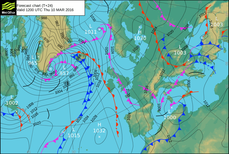 9 MARZO 2016 PREVISIONI METEO