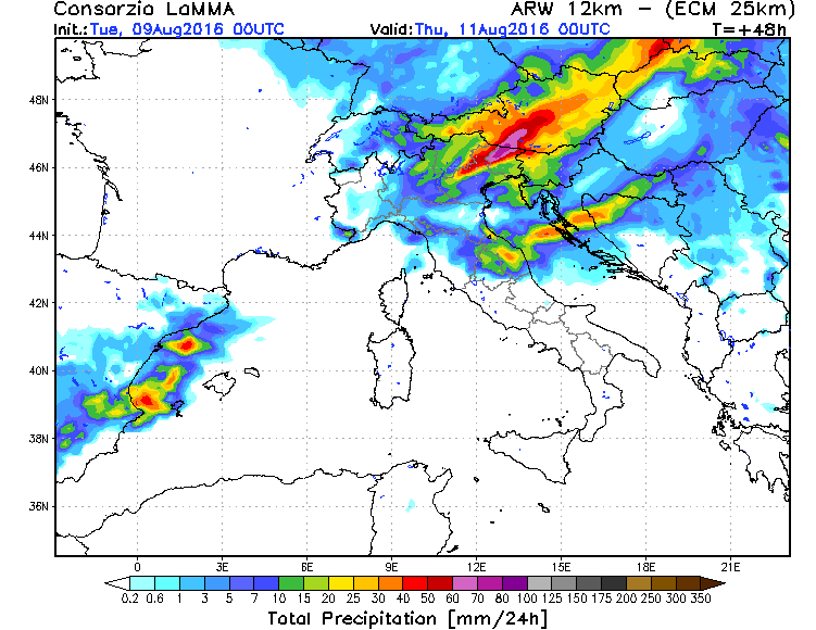 9 AGOSTO SPECIALE METEO