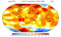Luglio 2016 da record, mese più caldo mai registrato