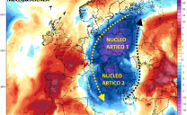 Ottobre si presenta: perturbazione atlantica, due nuclei artici e dopo si riapre il flusso atlantico, le tempesta perfetta