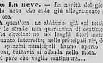 Torino, neve del 10 Gennaio 1883, quaranta centimetri
