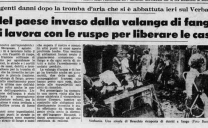 2 Agosto 1976, ingenti danni dopo la tromba d’aria che si è abbattuta ieri sul Verbano