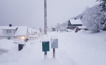 Grande Nevicata a Fine Ottobre a Tromso in Norvegia