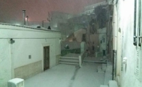 Neve sul Gargano in Puglia.