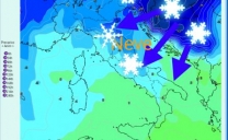 Domani, neve fino a quote basse su Lazio e Toscana
