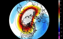 Riscaldamento anomalo della stratosfera terrestre