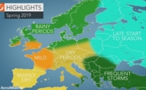 Primavera 2019: Calda e siccitosa in Italia secondo AccuWeather