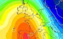 Previsioni Meteo: alta pressione con massimi sull’Italia, oggi ancora freddo e vento forte al Sud