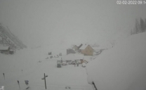 Gran bella nevicata a Riale, in Val Formazza, per fenomeni di sfondamento dalla Svizzera.