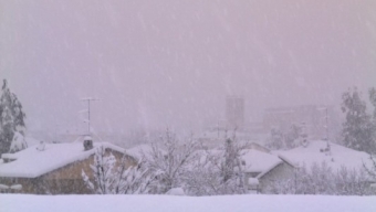 6 Febbraio 2015, mostruosa intensità della neve a Poviglio