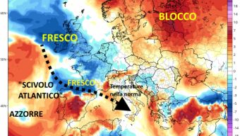 Onda calda transitoria sull’Italia, nel week-end torna l’estate vivibile al centronord
