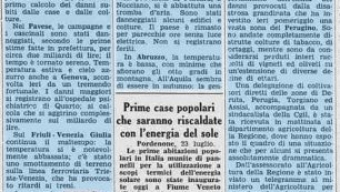 24 Luglio 1976, meno caldo, ancora temporali sull’Italia