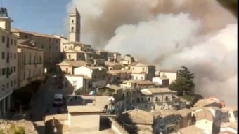 catastrofico incendio a sant’agata di puglia: gli ultimi frame della webcam prima di andare offline
