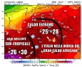Previsioni 03/08/17. L’Italia nella morsa del caldo estremo dell’anticiclone sub-tropicale! Picchi diffusi di 40°C e oltre. I dettagli