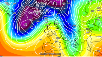 Prossima settimana :Alta pressione su gran parte del Centro e del Nord, mentre il medio e basso  versante adriatico sarà influenzato da aria fredda da nord est.