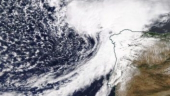 La tempesta “Miguel” verso il Portogallo e il nord della Spagna.