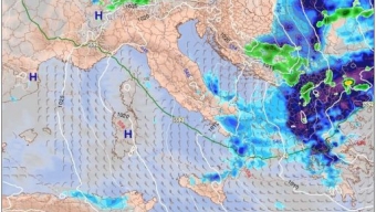 Veloce irruzione fredda su parte dell’Italia tra domani pomeriggio e sabato.