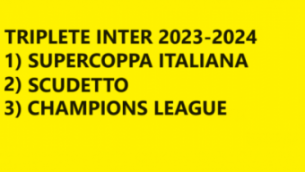 Triplete Inter, la situazione pro inter
